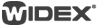 Logo de la marque de prothèse Widex